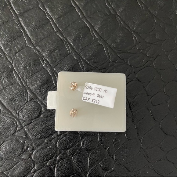 Sterling silver 925 Rhodolite Garnet Earrings - Picture 5 of 7